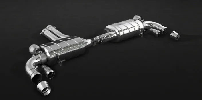 bentayga-muffler-tuning exhaust 1.4828 stainless steel bentayga